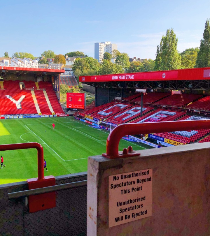 The Valley, home stadium of Charlton Athletic